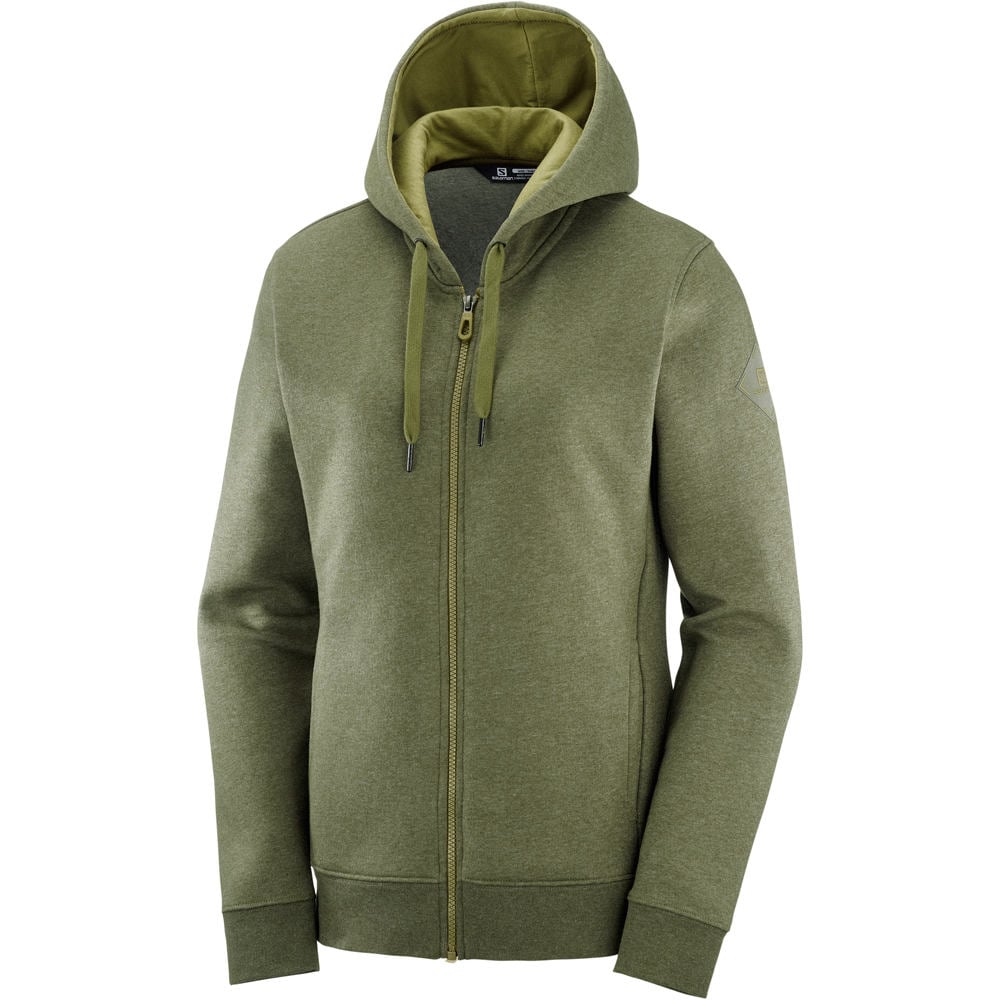 Salomon forro polar mujer SALOMON FZ HOODIE W vista detalle