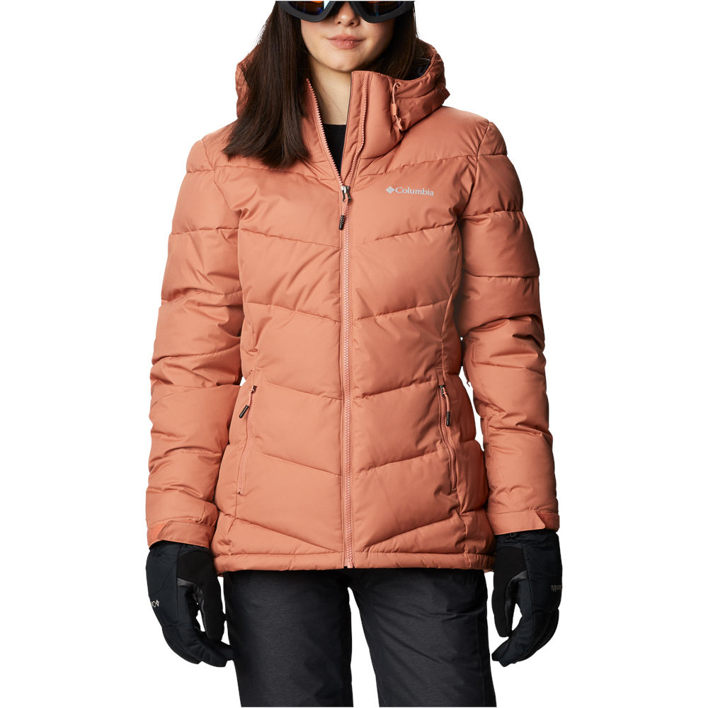 Columbia chaqueta esquí mujer ABBOT PEAK W NOVA PINK vista frontal