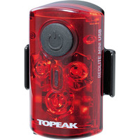 Topeak luz trasera bicicleta Redlite Mini USB vista frontal