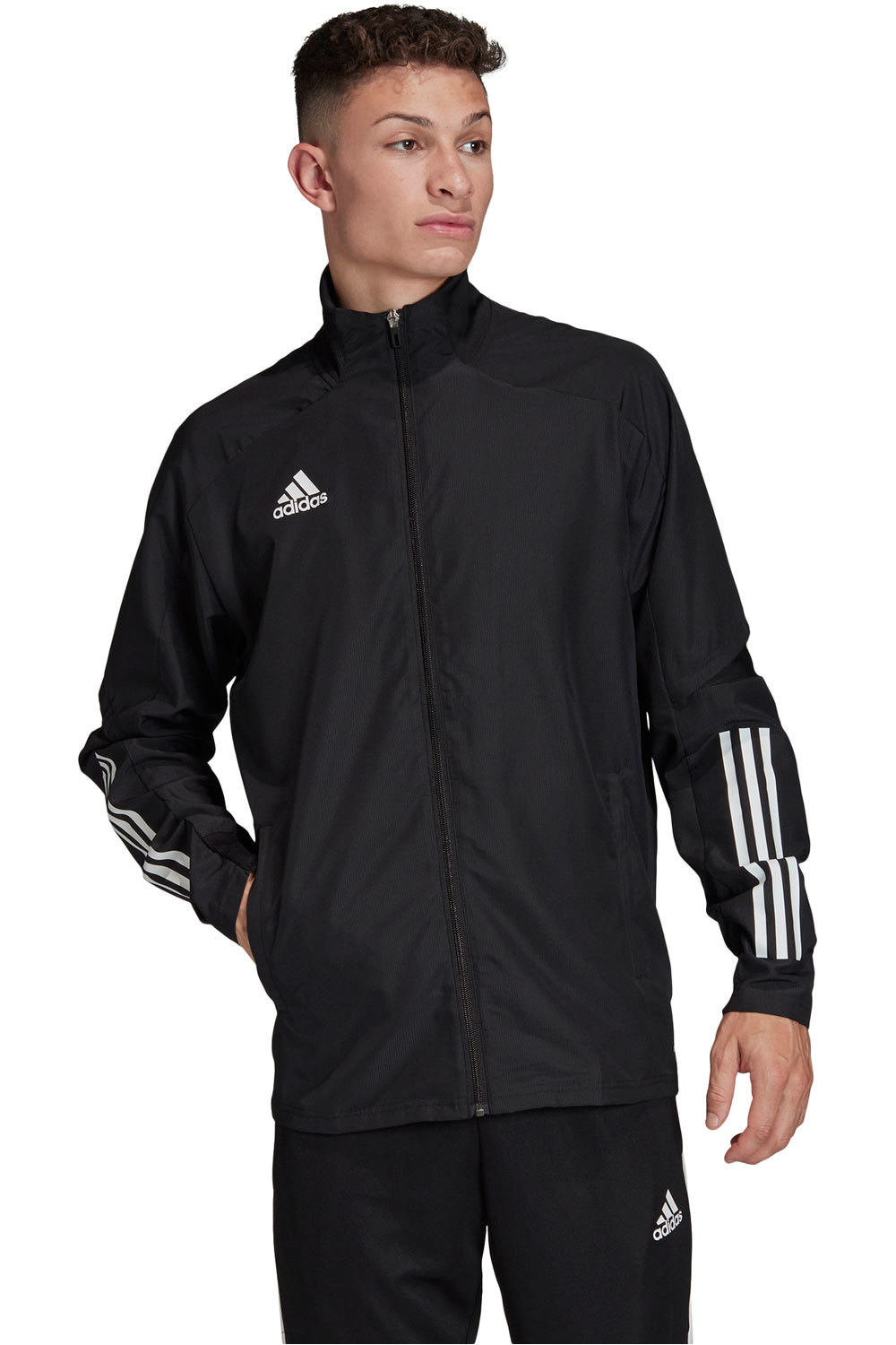 adidas sudadera entrenamiento fútbol CON20 PRE JKT vista frontal