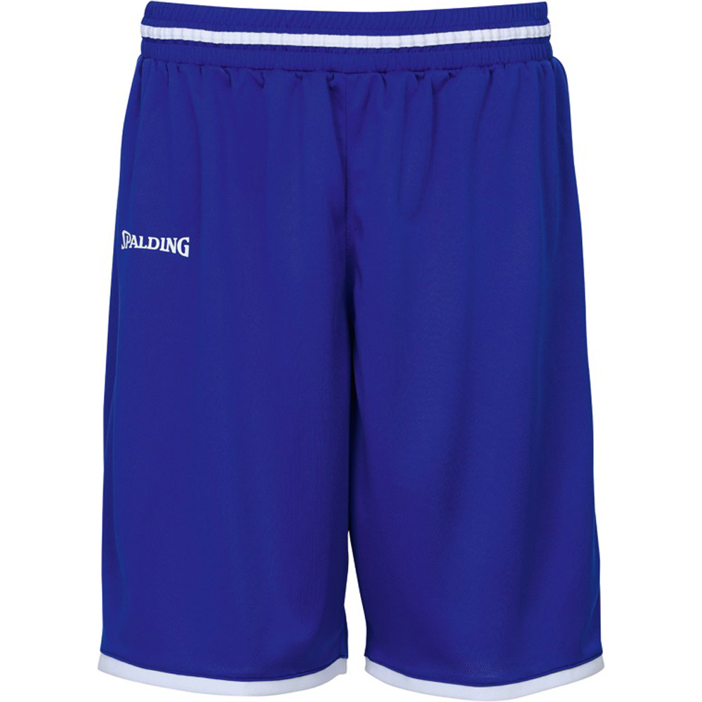 Spalding pantalón baloncesto MOVE SHORTS AZBL vista frontal