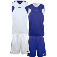 Joma camiseta baloncesto niños SET BASKET REVERSIBLE JERSEY+SHORT vista frontal