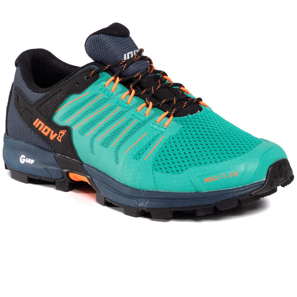 Inov8 zapatillas trail mujer Roclite G 275 (M) VEMN lateral interior