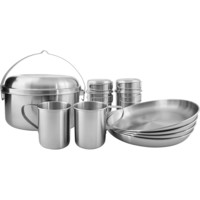 Tatonka fiambreras PICNIC SET IV batera Inox 8 piezas vista frontal