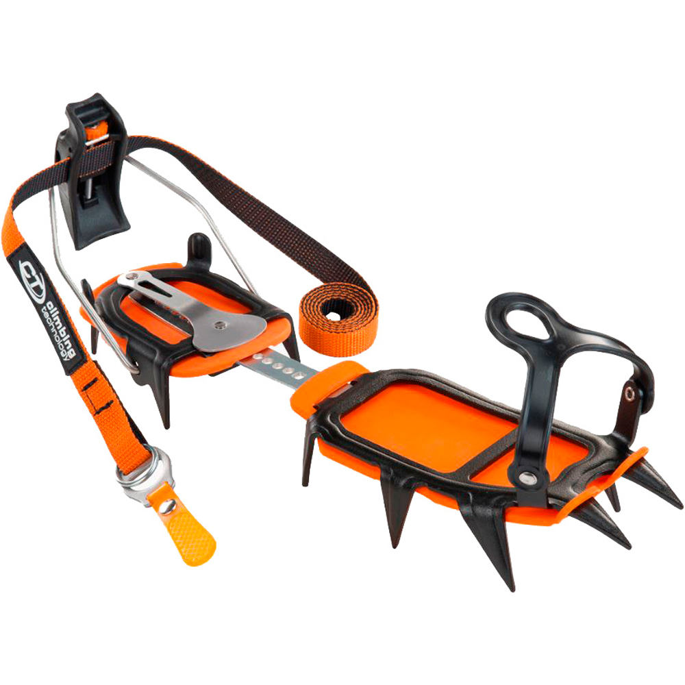 Climbing crampones Ice automatic vista frontal