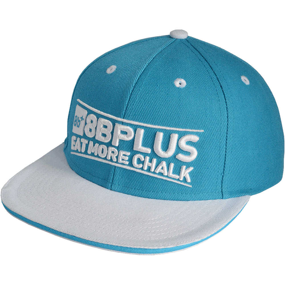 8b Plus gorros montaña SnapbackCap   EAT MORE CHALK vista frontal