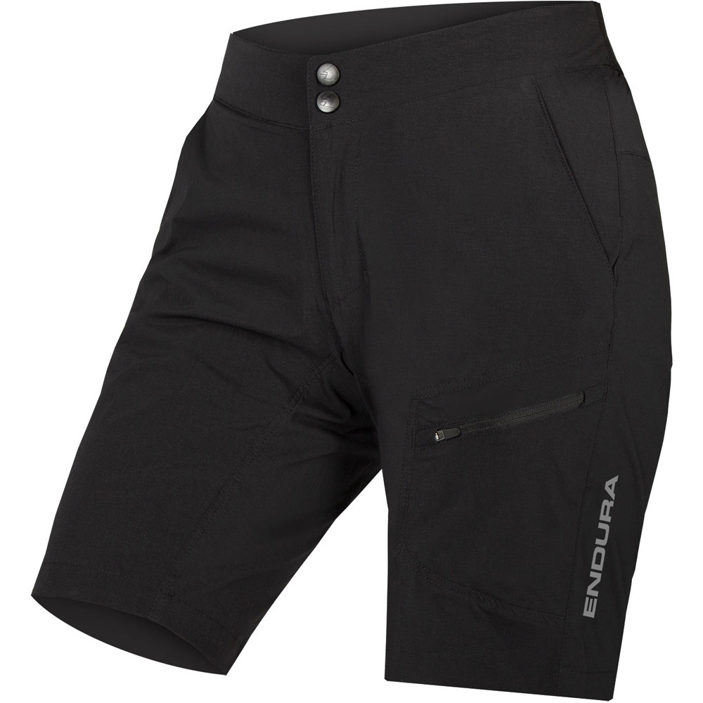 Endura pantalón corto ciclismo mujer Short Hummvee Lite con culote interior de mujer vista frontal