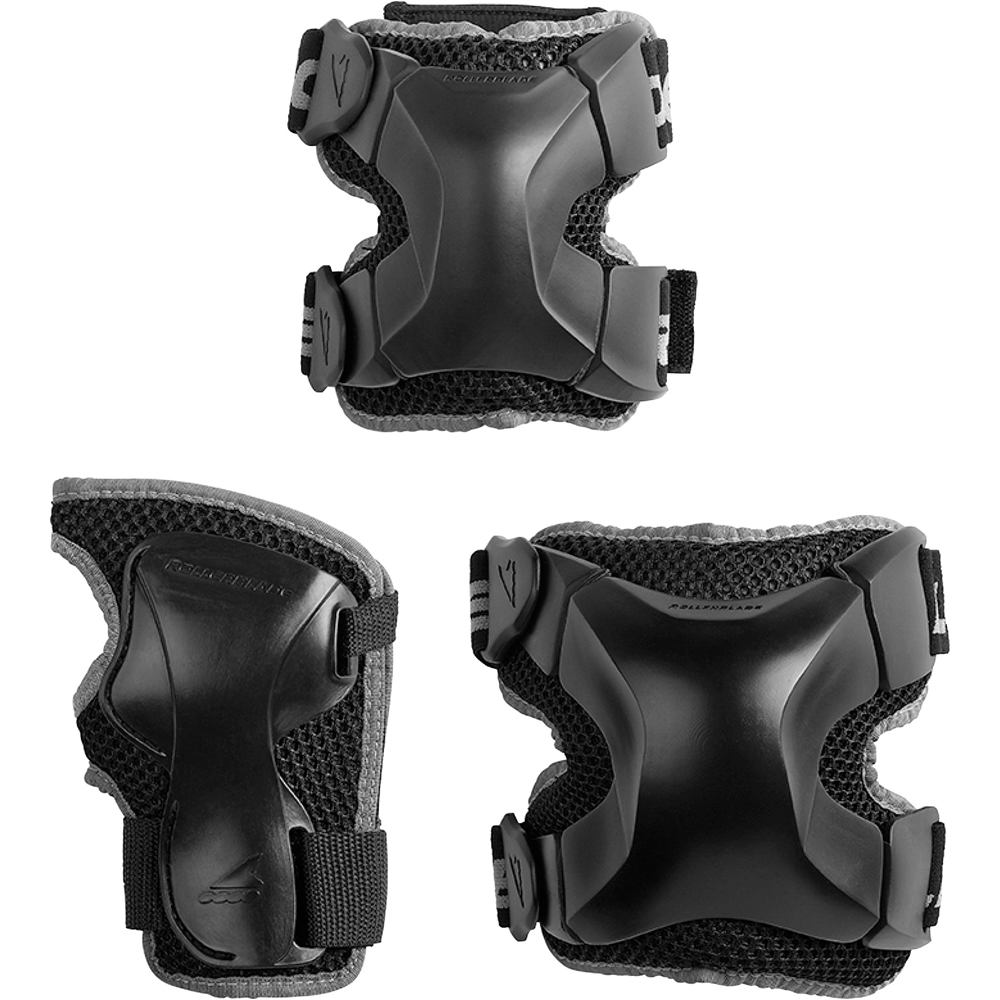 Rollerblade set protección skate PROTECCIONES X-GEAR 3 PACK vista frontal