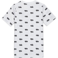 Nike camiseta manga corta niño B NSW SCRIPT NIKE AOP LBR vista trasera