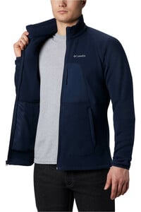 Columbia forro polar hombre Rapid Expedition  Full Zip Fleece vista detalle