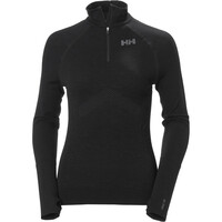 Helly Hansen camiseta térmica manga larga mujer W H1 PRO LIFA SEAMLESS 1/2 ZIP vista frontal