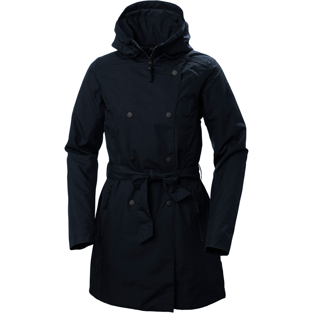 Helly Hansen chaqueta impermeable insulada mujer W WELSEY II TRENCH INSULATED vista detalle