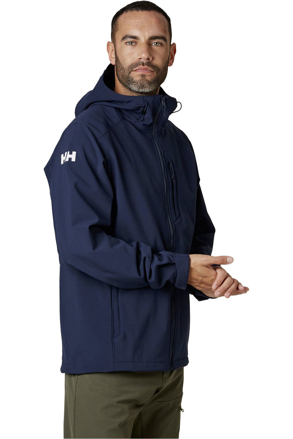 Helly Hansen chaqueta softshell hombre PARAMOUNT HOODED SOFTSHELL JAC vista frontal