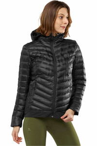 Salomon chaqueta outdoor mujer OUTLINE DOWN HOODIE W vista frontal