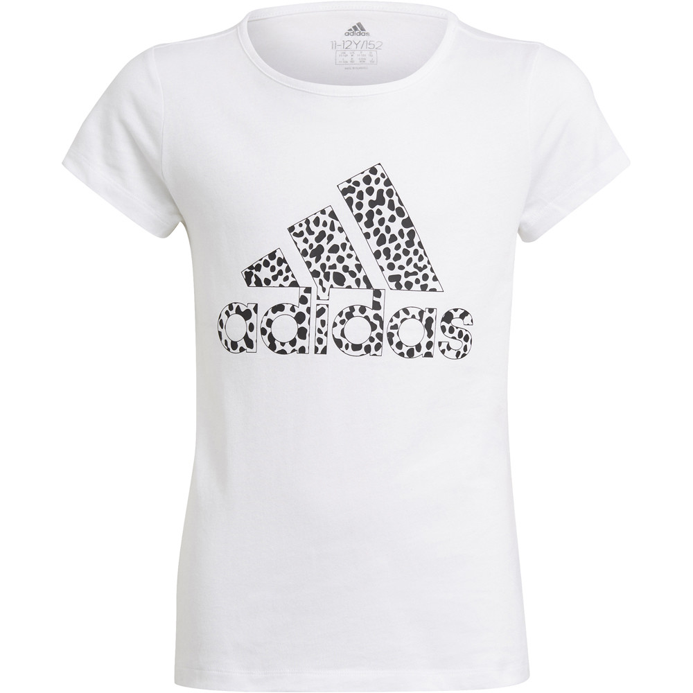 adidas camiseta manga corta niña G G T1 vista frontal