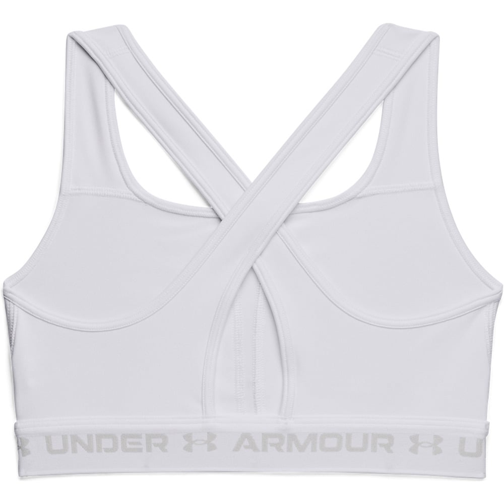 Under Armour sujetadores deportivos UA Crossback Mid Bra vista trasera