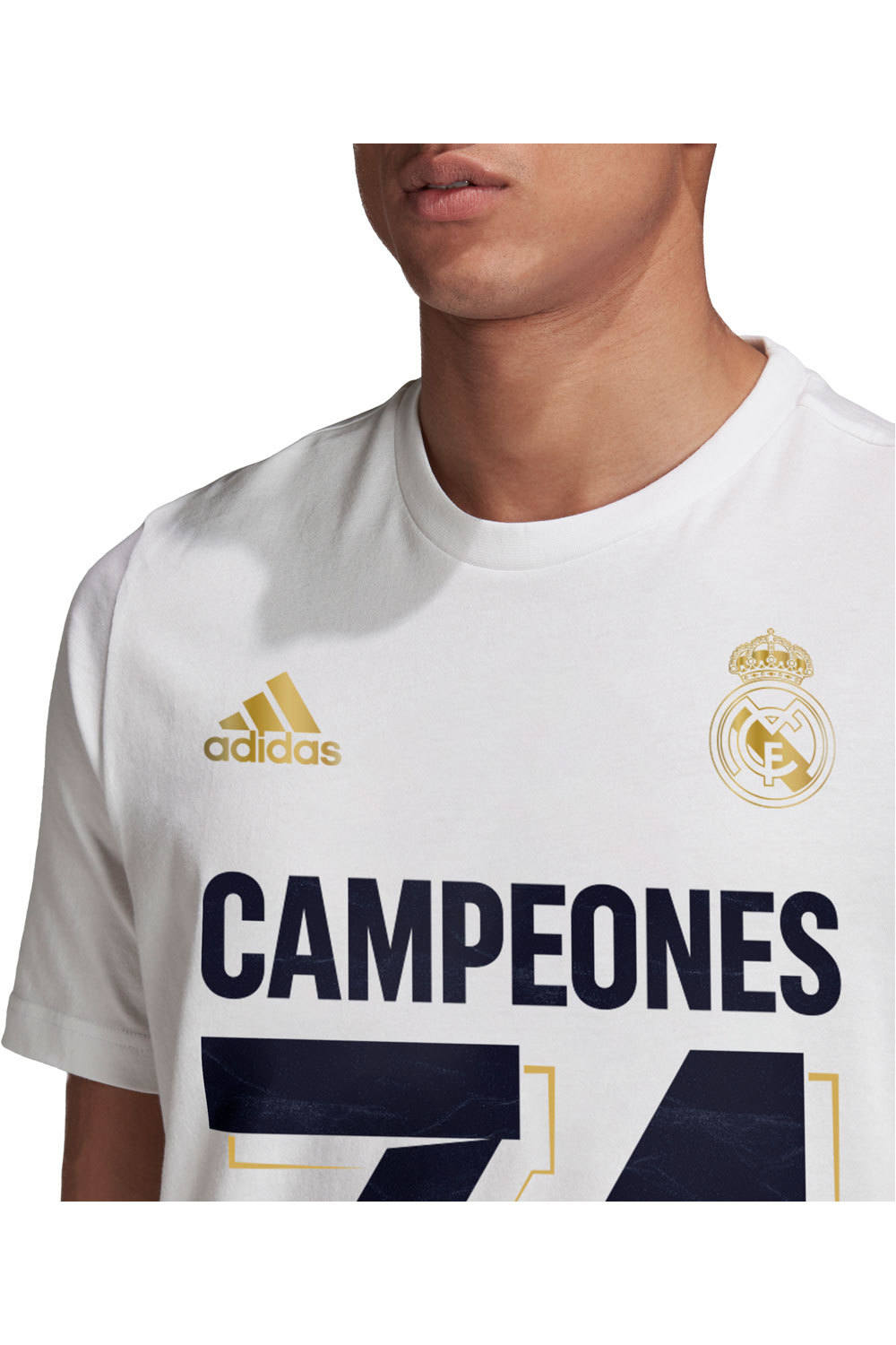 adidas camiseta de fútbol oficiales R.MADRID WINNER 20 vista detalle