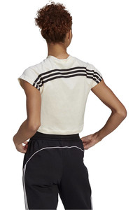 adidas camiseta manga corta mujer W RECCO CROPTEE vista trasera