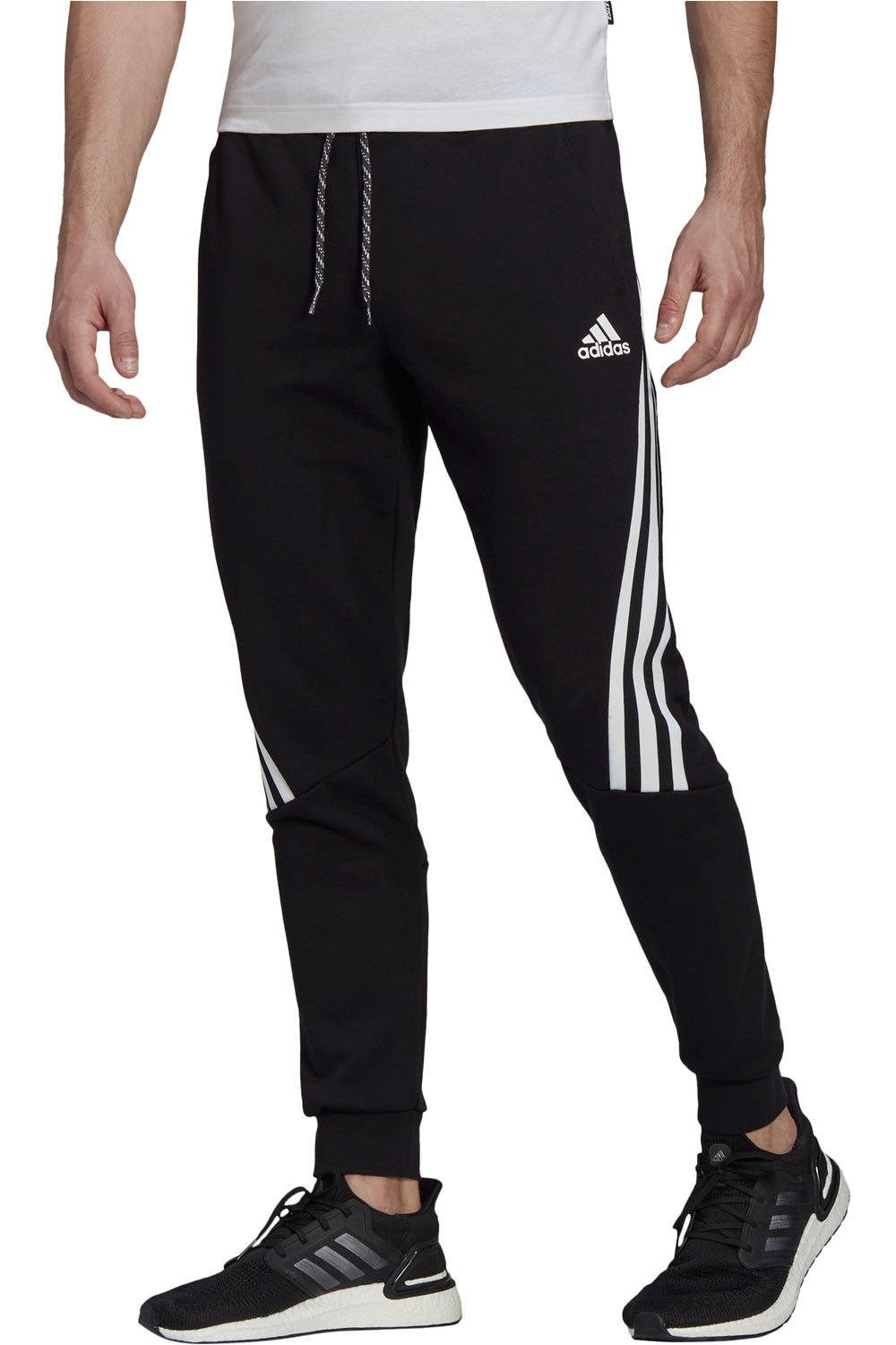 adidas pantalón hombre 3S tape FT Pant vista frontal