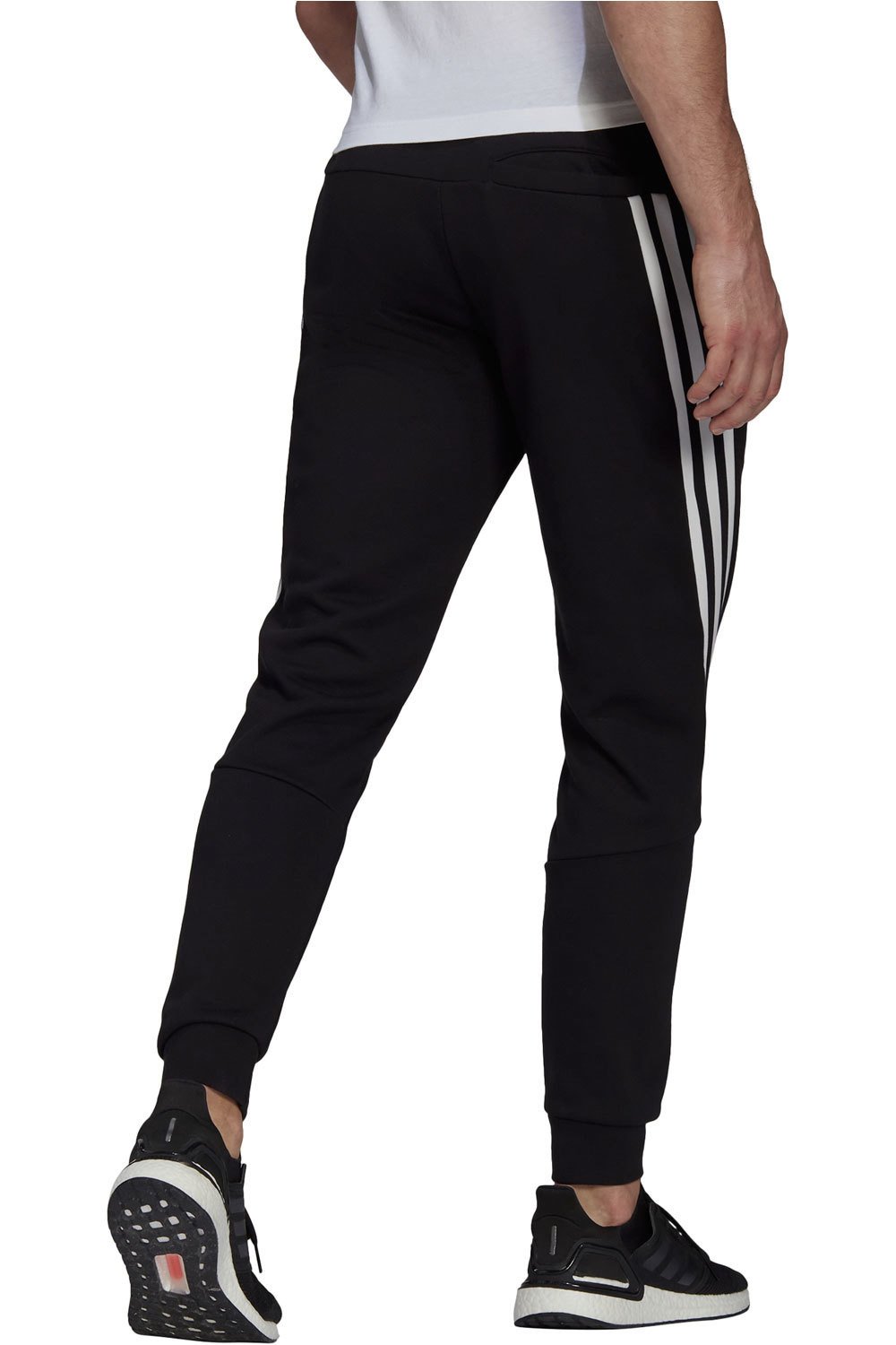 adidas pantalón hombre 3S tape FT Pant vista trasera