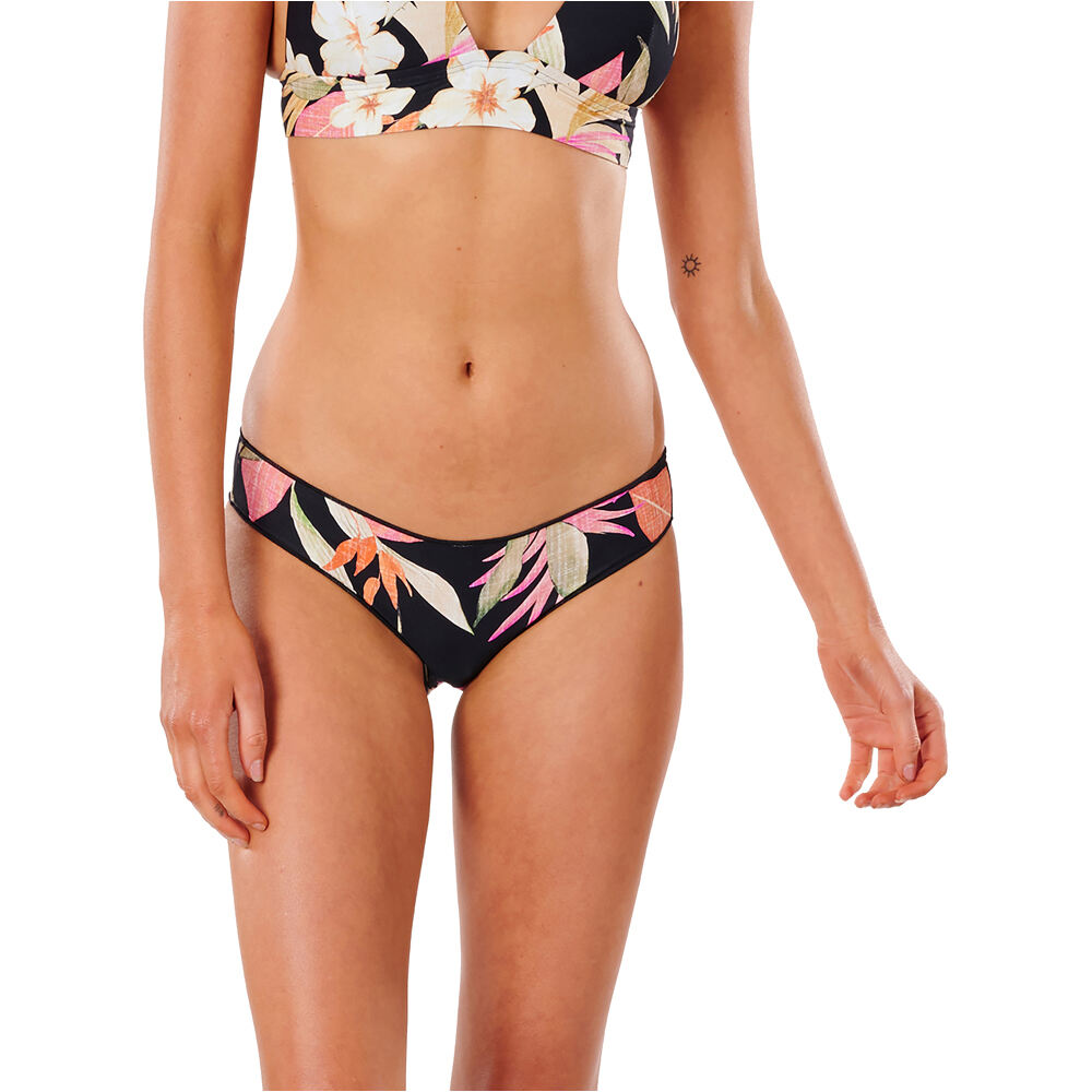 Rip Curl braga bikini NORTH SHORE CHEEKY HIPSTER  PANT vista trasera