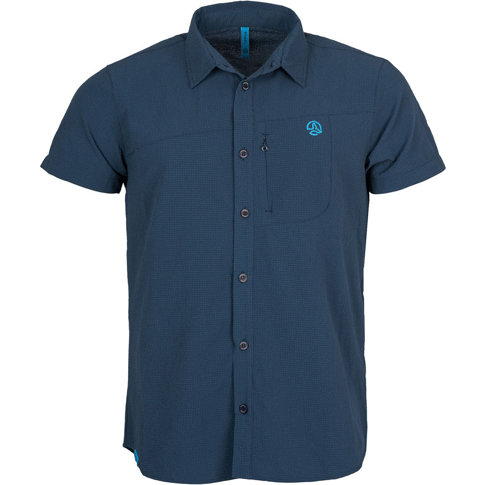 Ternua camisa montaña manga corta hombre CAMISA HINGAR vista frontal