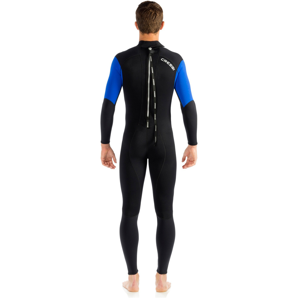 Cressi Sub Neopreno Largo MOREA UOMO 3mm NE vista trasera