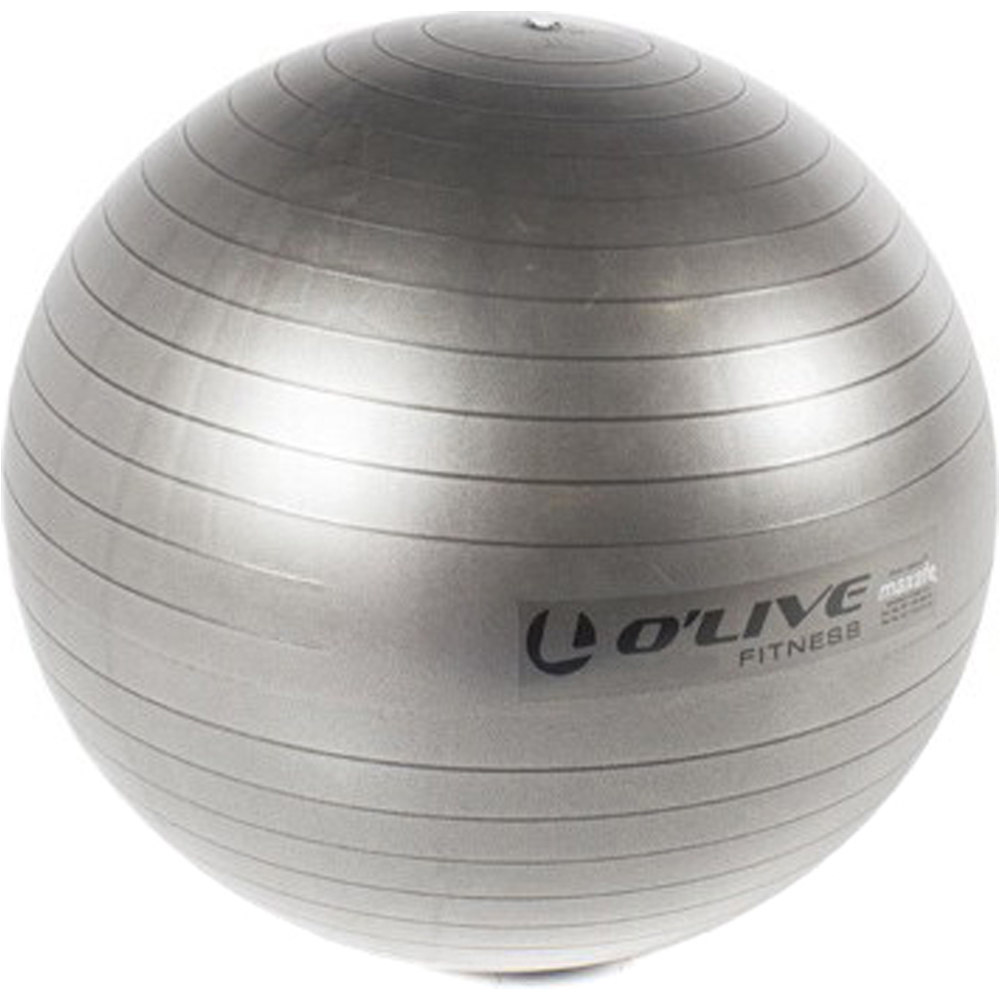 Olive balón medicinal FITNESS BALL O'LIVE, 75 cm vista frontal