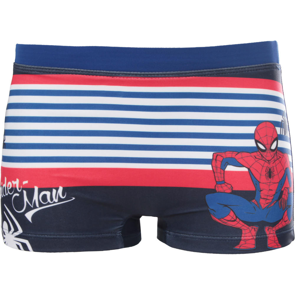 Sun City bañador natación niño BOXER SPIDERMAN STRIPES vista frontal