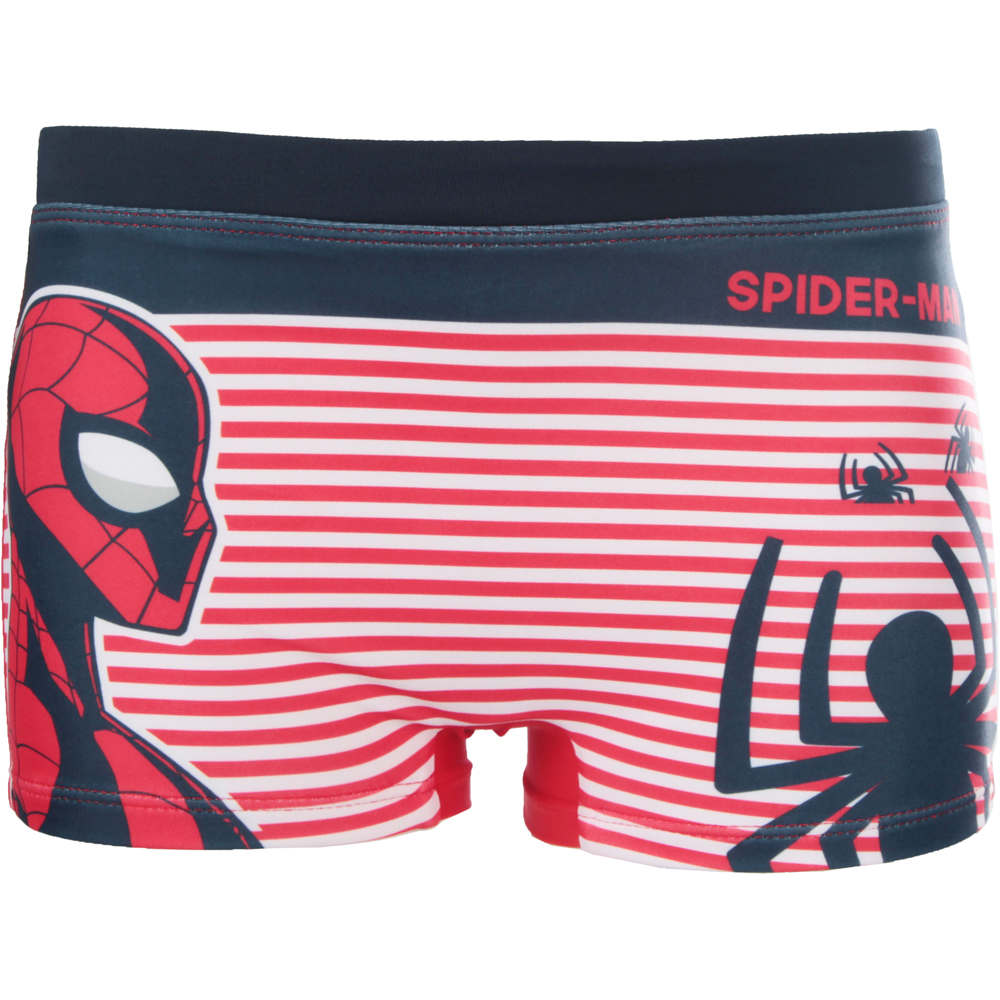 Sun City bañador natación niño BOXER SPIDERMAN STRIPES vista frontal