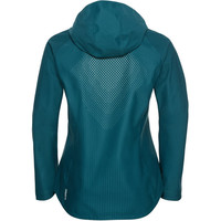 Odlo chaqueta impermeable mujer Jacket hardshell BLACKCOMB FUTUREKNIT 3L vista trasera