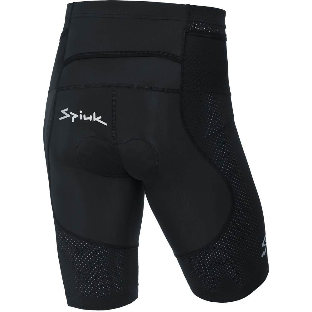 Spiuk culotte corto hombre CULOTE CORTO S/T ANATOMIC ROLLER NE vista trasera