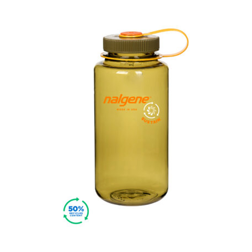 Nalgene cantimplora BIDON WM Olive Sustain 1 Lt vista frontal