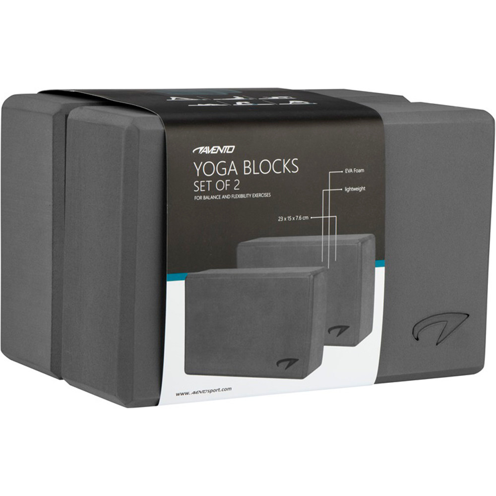 Avento varios BLOQUE FITNESSYOGA 2 UDS GR vista frontal