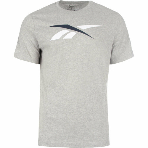 Camiseta Reebok TE Vector Logo Gris Hombre