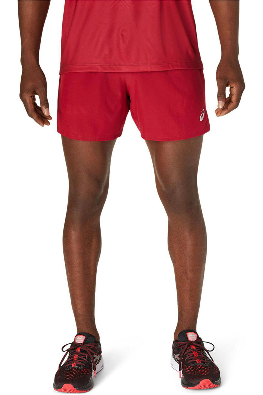 Asics pantaloneta técnica hombre ROAD 5IN SHORT vista frontal