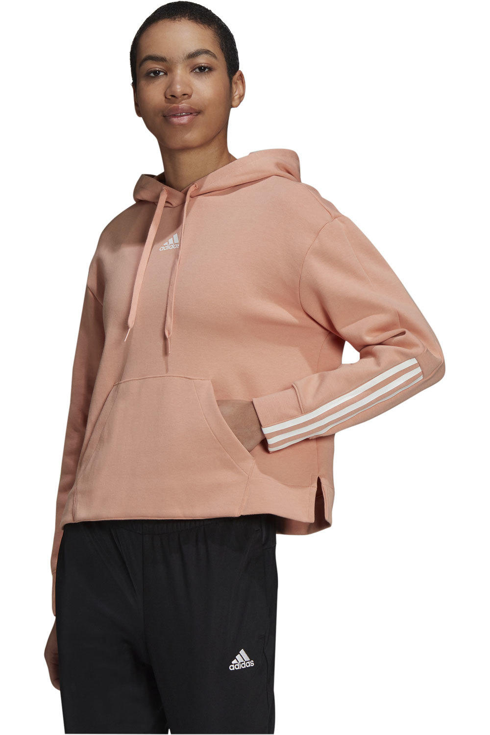 adidas sudadera mujer W DK 3S SWT HD vista frontal