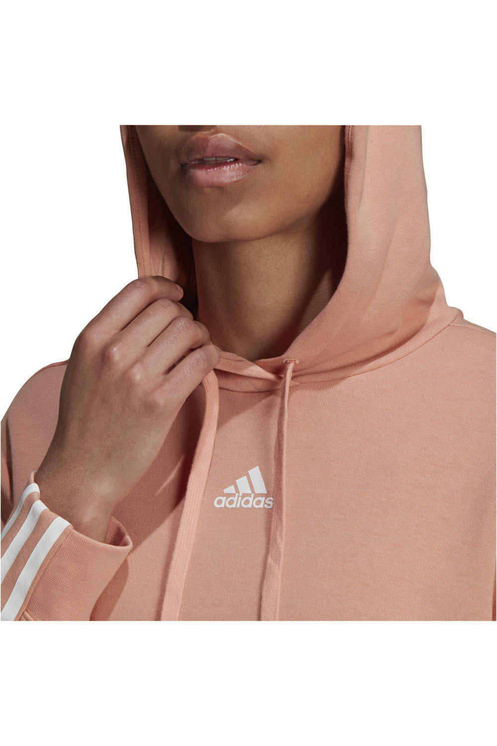 adidas sudadera mujer W DK 3S SWT HD vista detalle