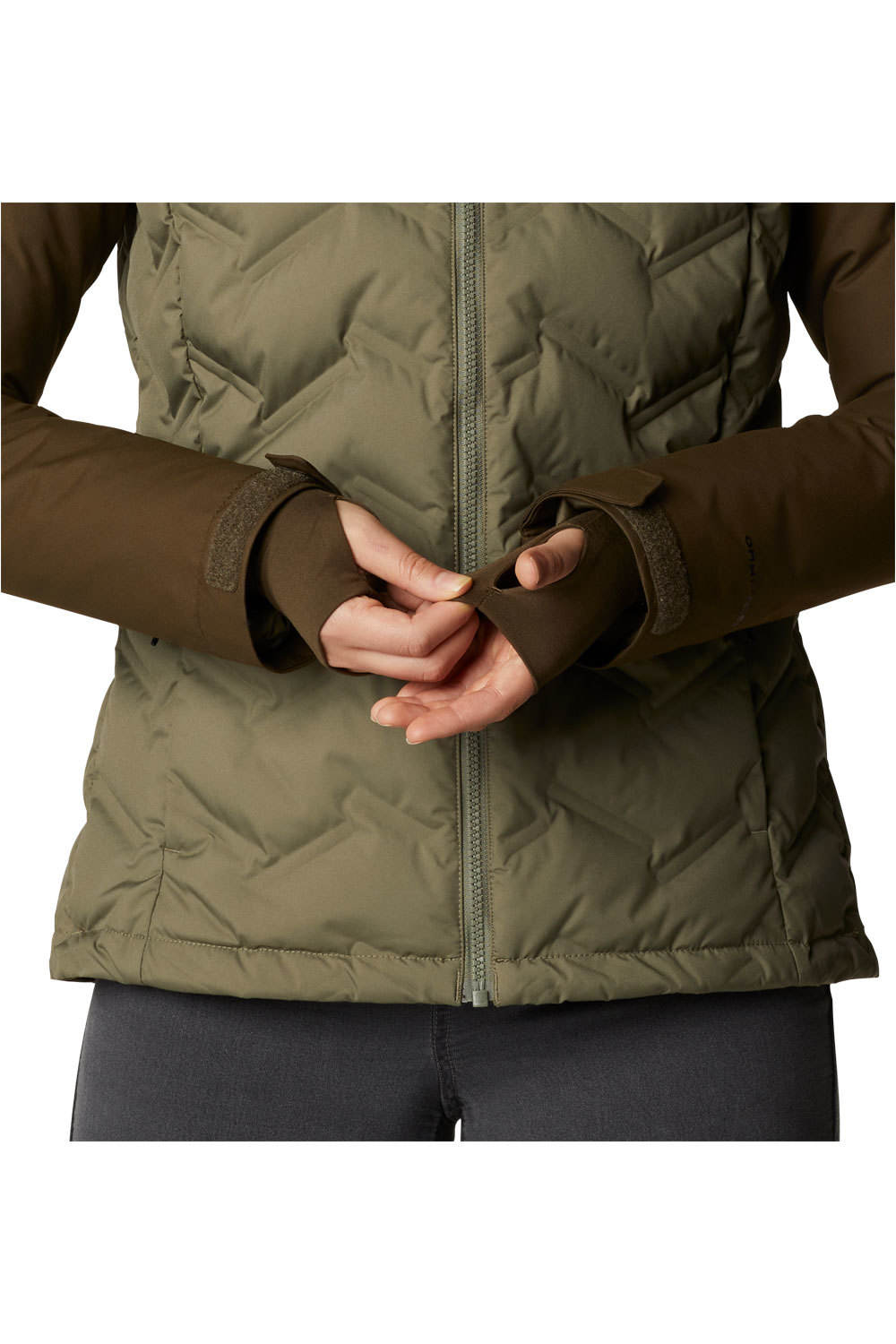 Columbia chaqueta outdoor mujer Grand Trek Down Jacket vista detalle