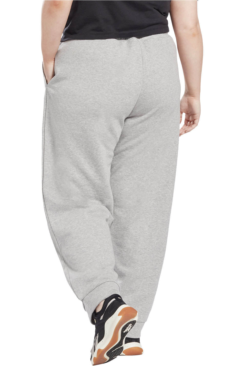 Reebok pantalones y mallas largas fitness mujer RI French Terry Pant IN vista trasera