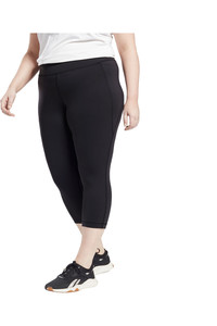 Reebok mallas piratas fitness mujer TS LUX 3/4 TIGHT IN vista frontal