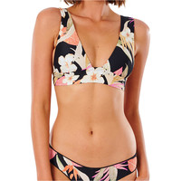 Rip Curl parte de arriba bikini NORTH SHORE DEEP V TOP vista trasera