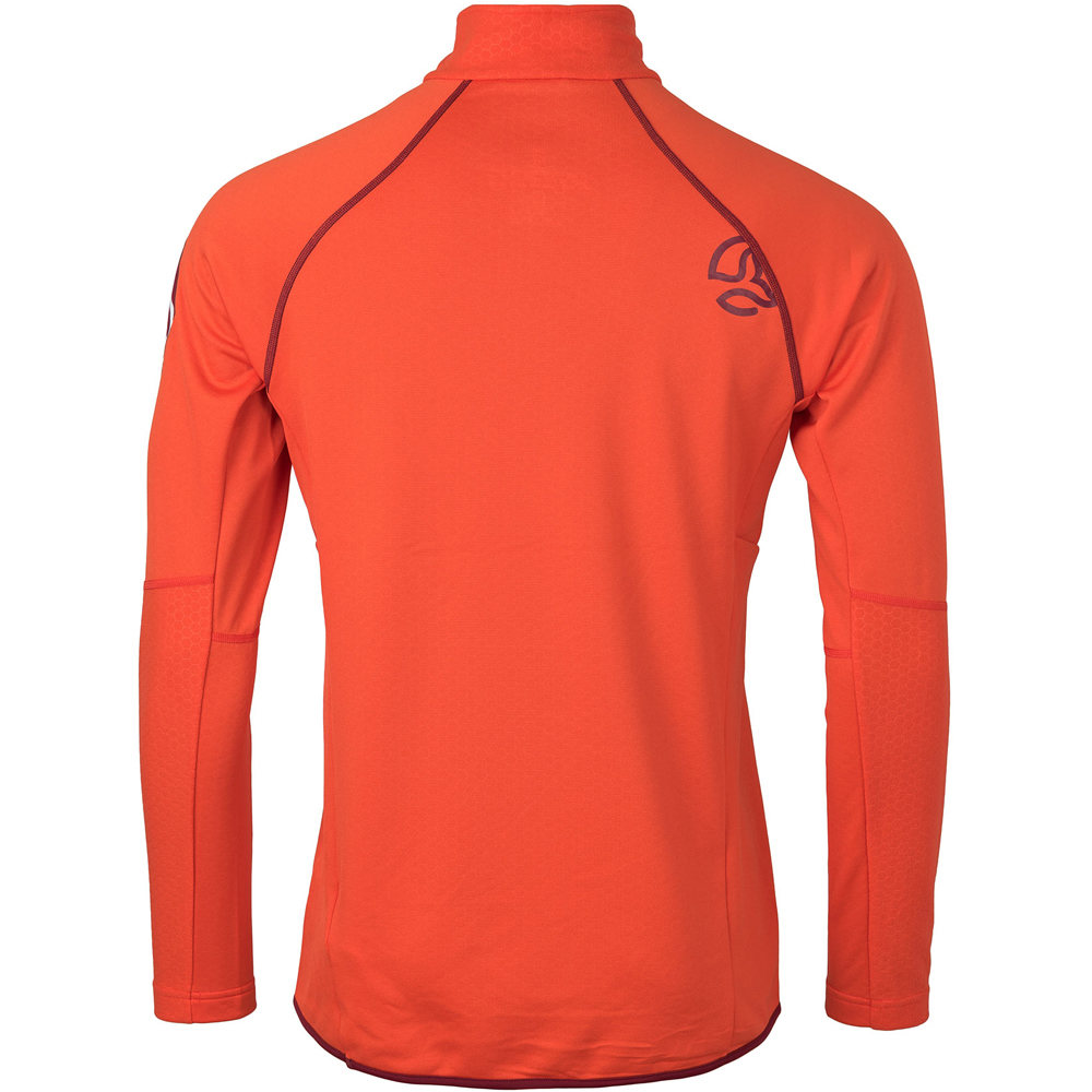 Camiseta Ternua Rakker 1/2 ZIP Hombre granite. Oferta y comprar