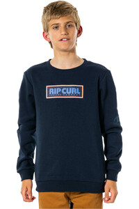 Rip Curl sudadera niño SURF REVIVAL BOX CREW-BOY vista frontal