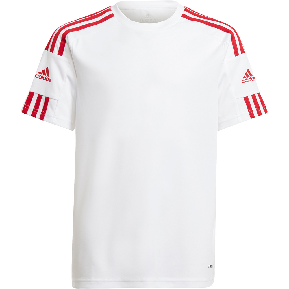 adidas camisetas entrenamiento futbol manga corta niño Squadra 21 vista frontal