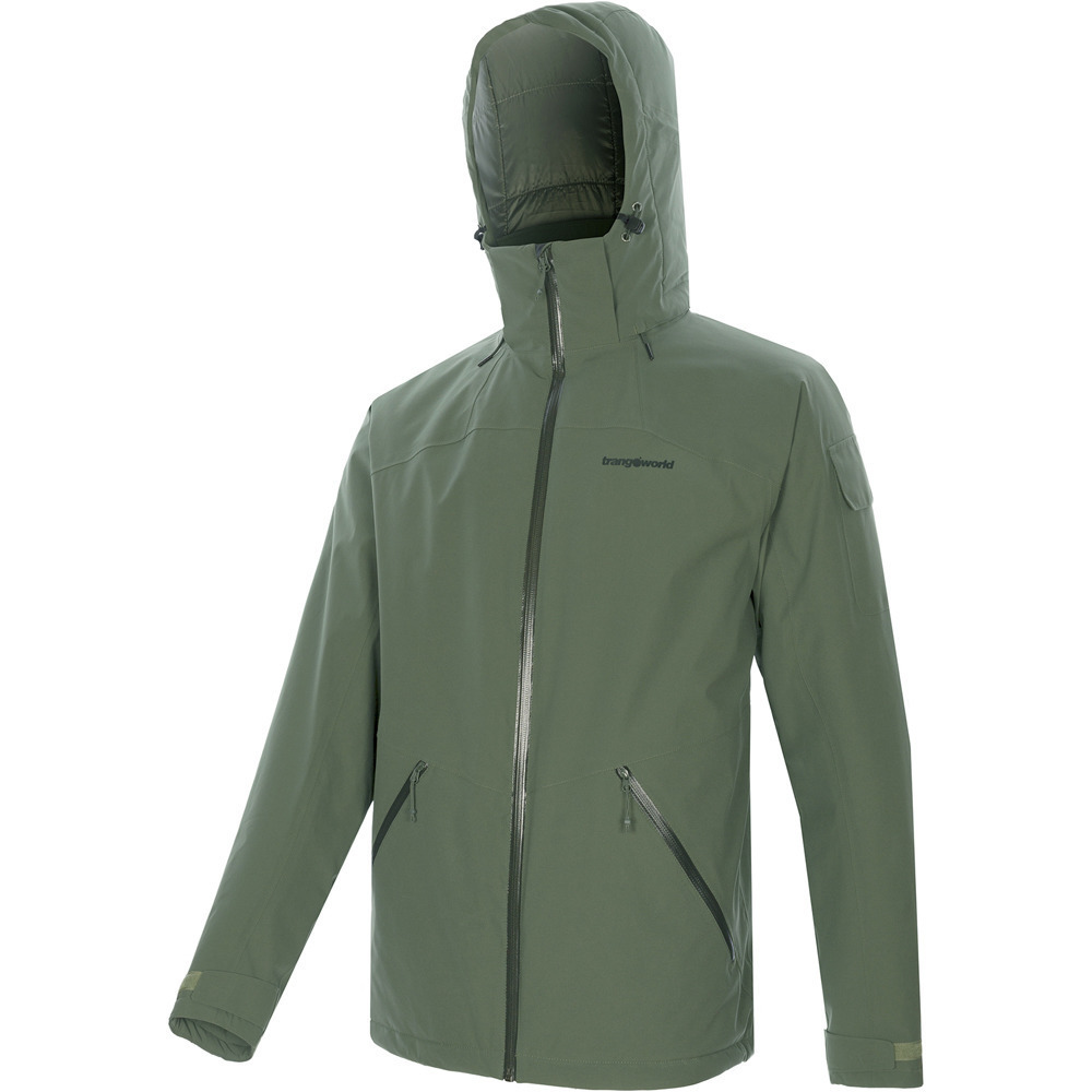 Trango chaqueta impermeable insulada hombre CHAQUETA QUERCUS TERMIC vista frontal