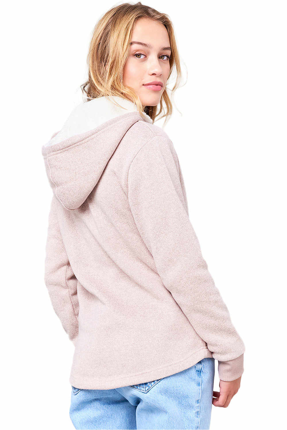 Rip Curl chaquetas mujer HOOD SHERPA POLAR FLEECE vista trasera