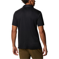 Columbia camiseta montaña manga corta hombre Sun Ridge  Polo II vista detalle