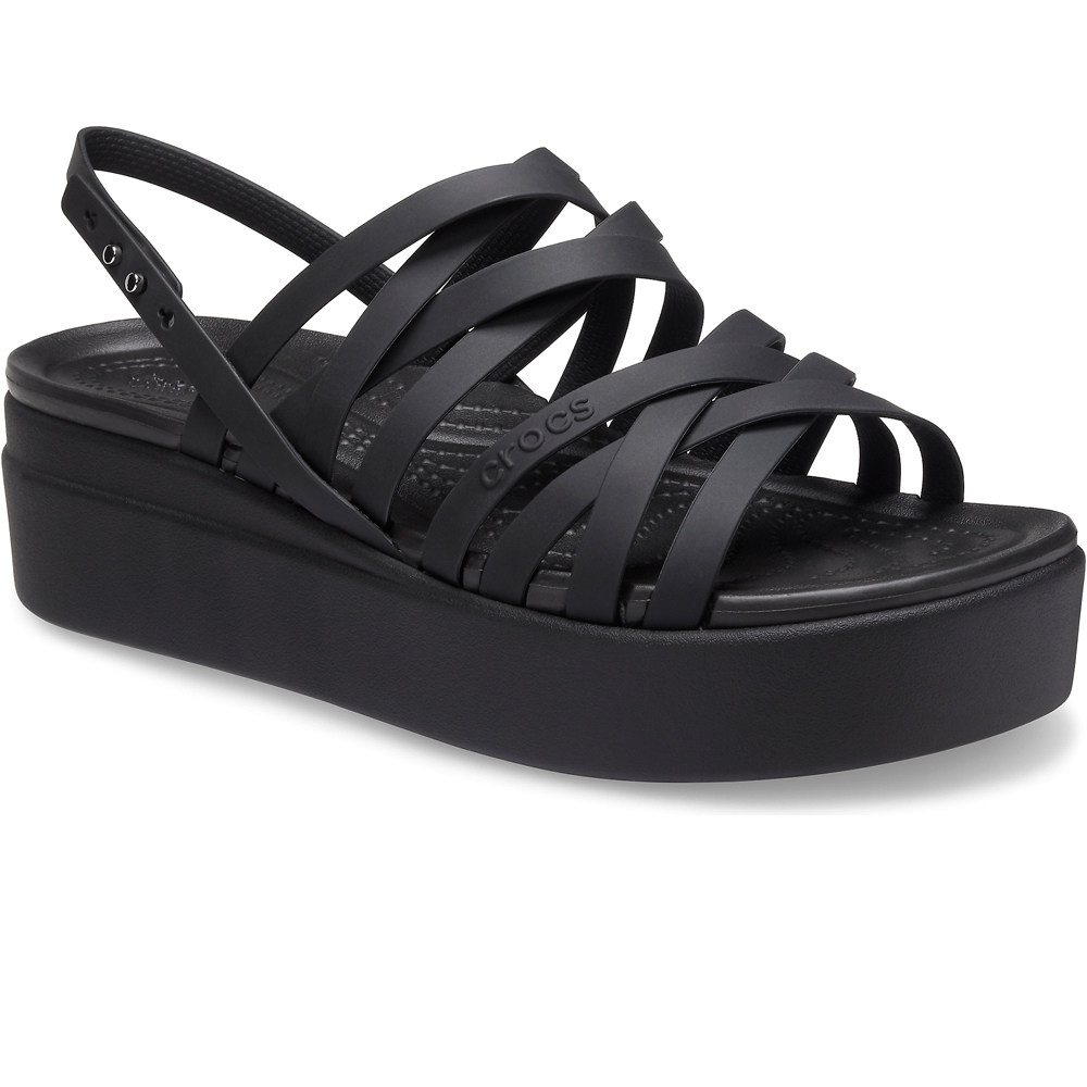 Crocs zueco mujer CROCS BROOKLYN STRAPPY LOW WEDGE puntera