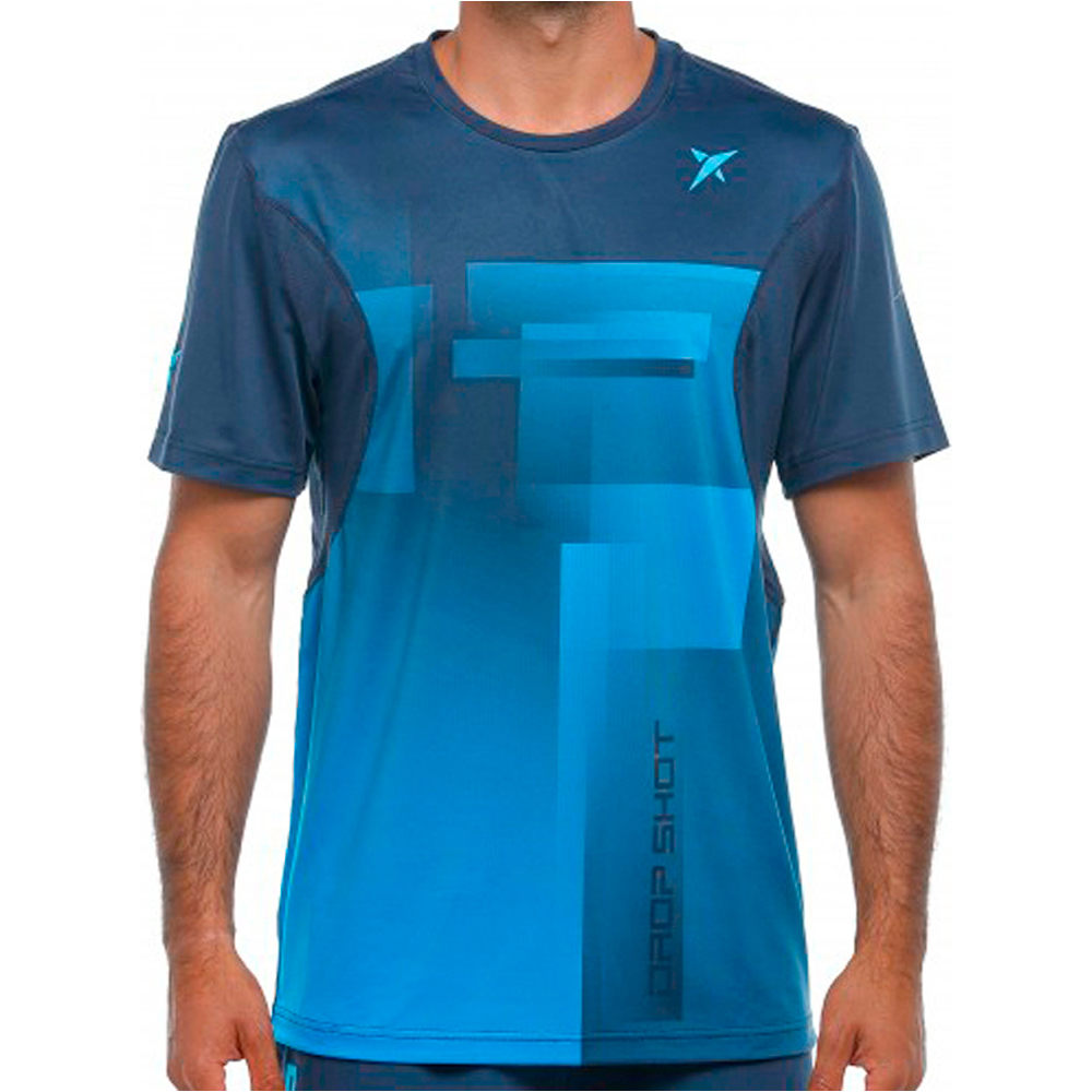 Dropshot camiseta tenis manga corta hombre CAMISETA BRAIS vista frontal